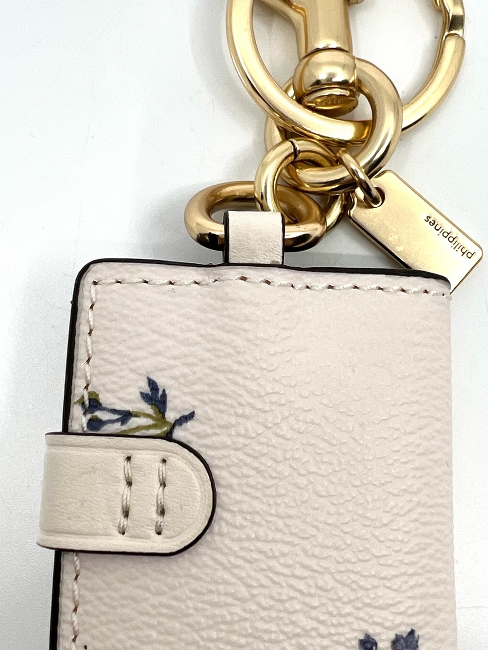 Coach Mini Photo Frame Floral Picture Holder Keychain… - Gem